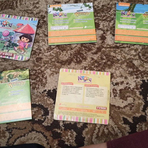 Dora DVDs dubbed used, set of 30