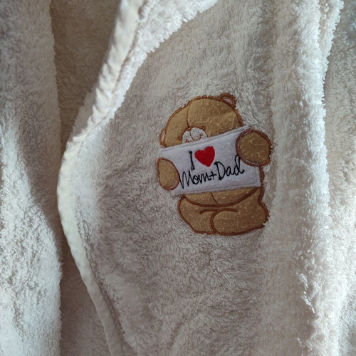 Bathrobe used, 2-3 years old