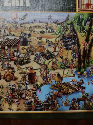 Cartoon puzzle 1000 pieces new from dtoys