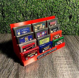 3D printed βάση για τα παιχνίδια του Gameboy Advance(GBA games case)