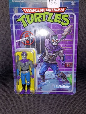 ReAction figure TMNT Busted foot soldier new