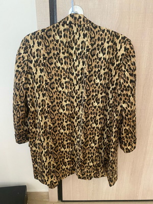 Zara Basic leopard jacket like new