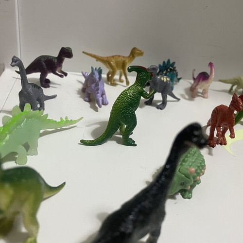 Small dinosaur figures for collection