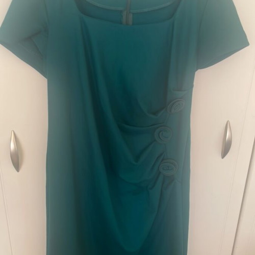 Dress turquoise like new, unworn, size XXL