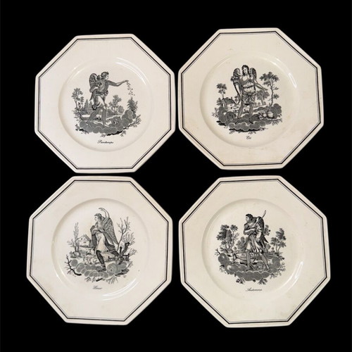 Villeroy & Boch 19th Century 4 Seasons Set like new, rare