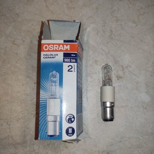 Osram lamp with B15d socket, like new