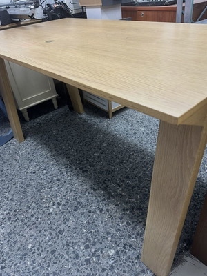Dining table and small tables like new, wood and marble surfaces