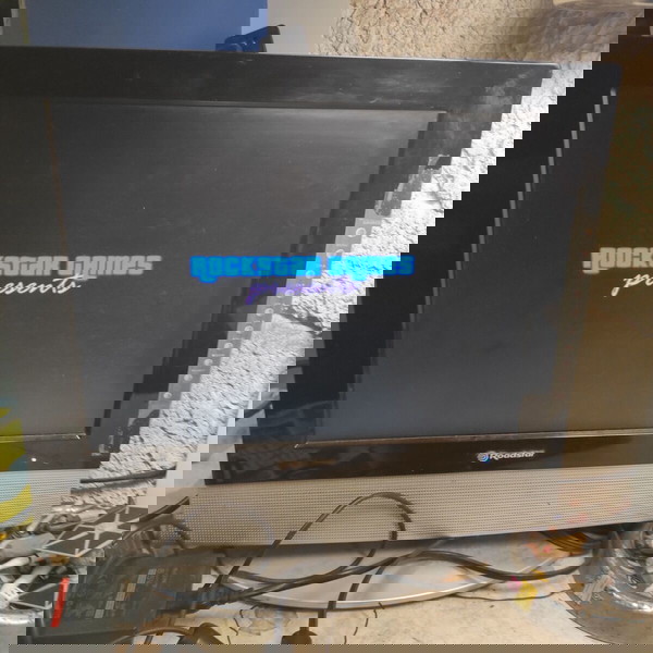 Playstation 2 slim Ps2 αριστο με χειρηστηριο και τιμονιερα και παιχνιδι