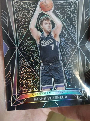 Sasha Vezenkov Obsidian NBA Kings rookie card