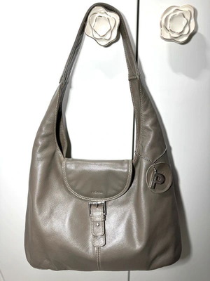 Picard shoulder bag made of genuine leather like new, brown khaki