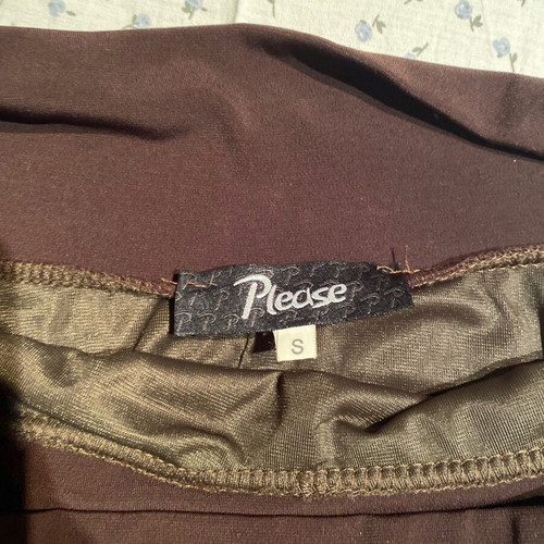 Midi skirt brown used, made in Italy, size S