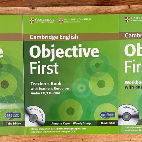 Cambridge FCE books and CDs new for Lower preparation