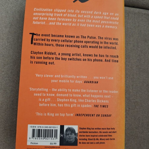 Cell book by Stephen King new, English
