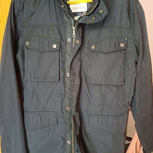 Premium men's jacket like new, navy, size large
