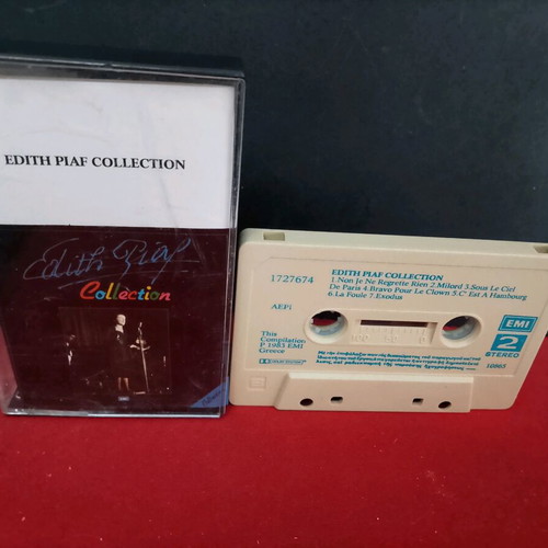 Edith Piaf Collection cassette tape used, pop