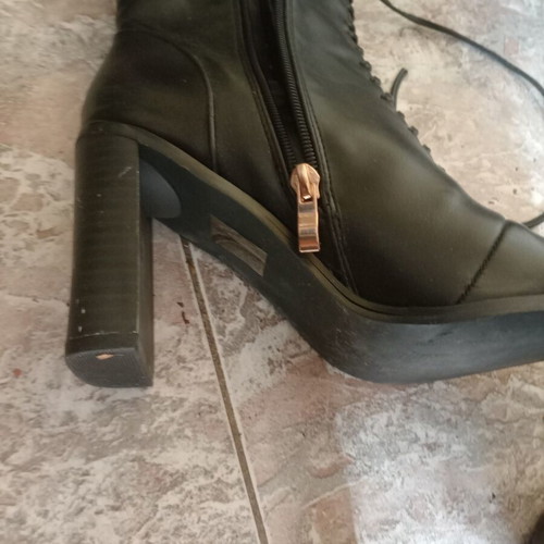 Tulipano women's leather boots like new, black, size 39