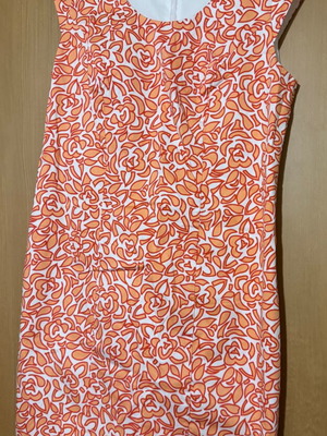 Printed midi dress like new, multicolored, size M