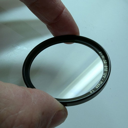 Set of 2 52mm camera lens filters like new
