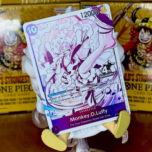 One Piece TCG Monkey.D.Luffy card P-099 V.2