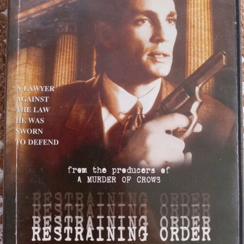 Restraining Order DVD used, action thriller with Greek subtitles