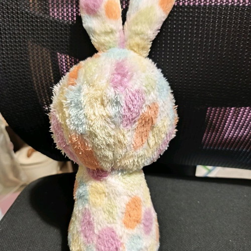 Plush rabbit used, colorful, about 30 cm