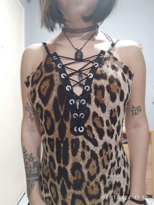Leopard bodysuit like new