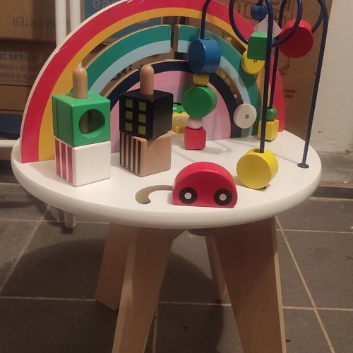 Wooden activity table like new