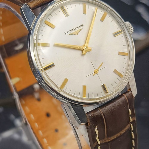 Longines Vintage Ref. 8490-1 Small Seconds wristwatch used, Cal. 490, 1960