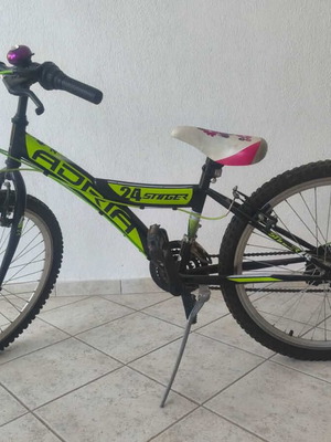 24-inch mountain bike with two saddles