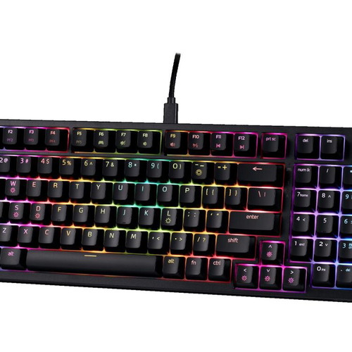 XPG Sorcerer Mechanical Gaming Keyboard with XPG Red Switches RGB Black new