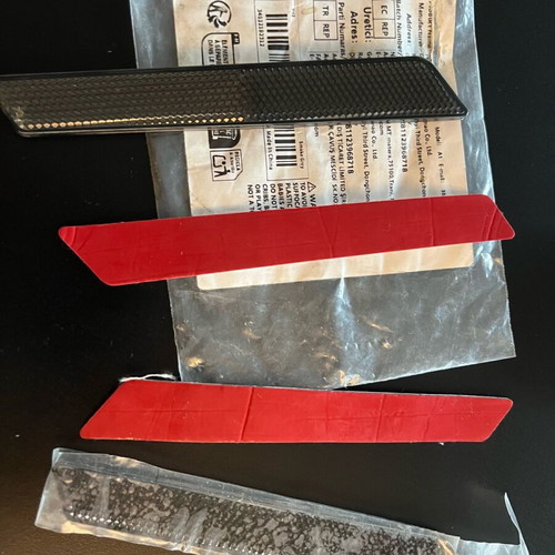 Harley Davidson Glide reflectors for saddlebags new sticker, set of two