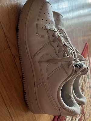 Nike Af1 shoes like new, size 45.5, white casual