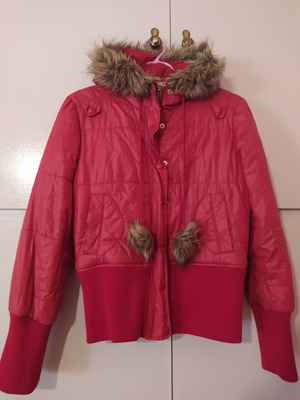 Roxy women's jacket used, red, size M