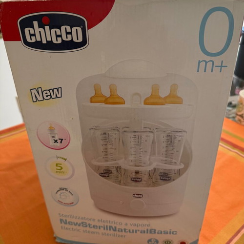Chicco NewSterilNaturalBasic electric steam sterilizer like new