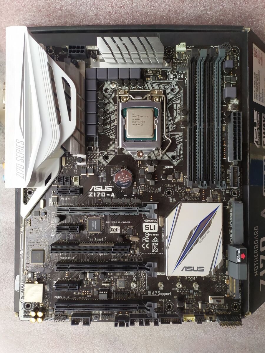 ASUS Z170-A & Intel i5-6600K & クーラー セット Asus Z170-A motherboard with i5 6600k,… - € 175,00 - Vendora.cy