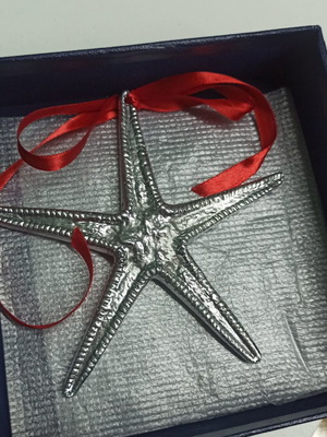 Decorative metal starfish new