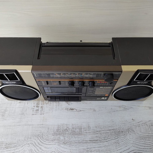 Sharp GF-A1 vintage boombox cassette player