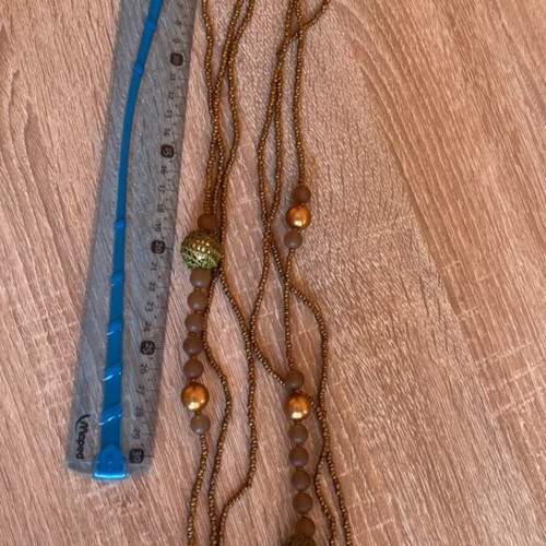 Necklace in brown shades new
