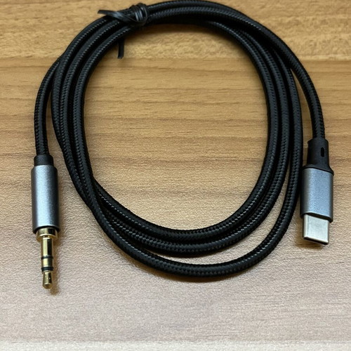 USB-C to Jack Adapter cable, 1m and 3m lengths