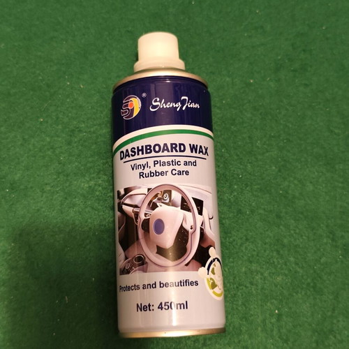 Dashboard Wax spray 450ml for vinyl, plastic and rubber care