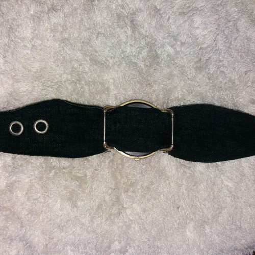 Andre Lani wristwatch used, women's, black and white