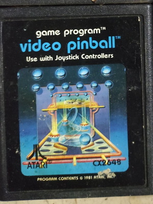 Atari 2600 παιχνίδι Video Pinball μεταχειρισμένο
