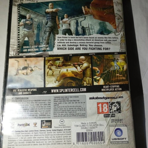 Splinter Cell PC game used