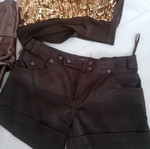 Set skirt, shorts and sequin top like new