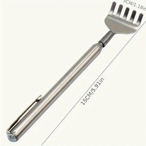 Telescopic metal back scratcher new