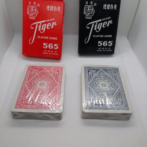 Pair of Tiger 565 playing cards new, sealed
