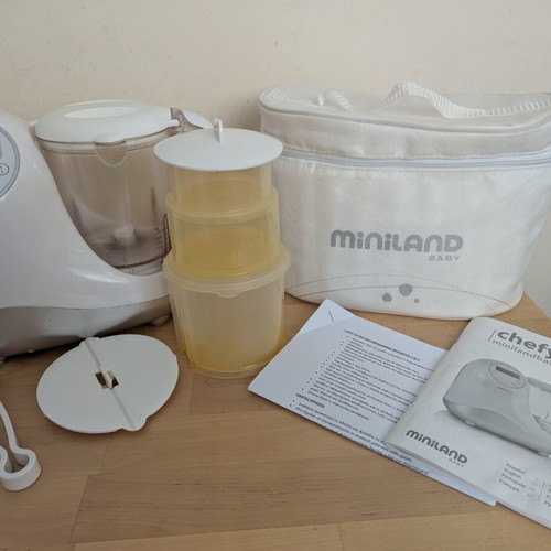 Miniland Chefy 5 Food Processor with Steamer used