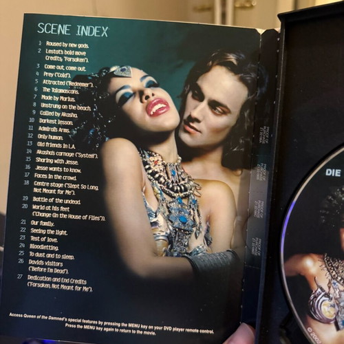 Queen of the Damned DVD used with Greek subtitles, rare slipcover