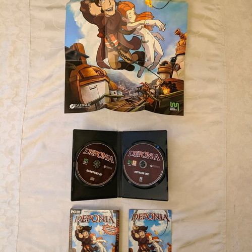Deponia Limited Edition PC game like new, adventure