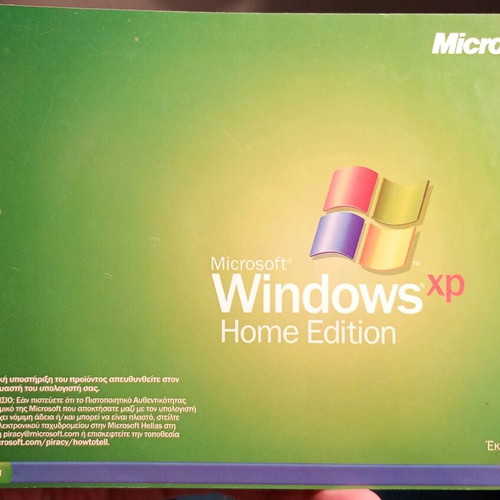Windows XP Home Edition manual used, 2002, in Greek